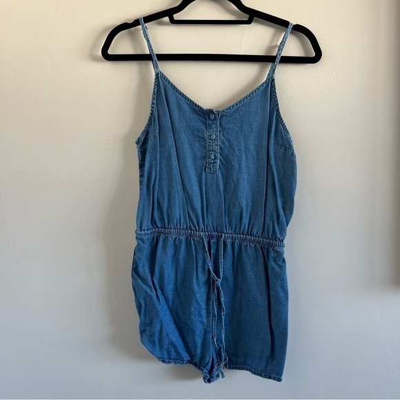 Garage Blue Romper | Size Small - Picture 1 of 3